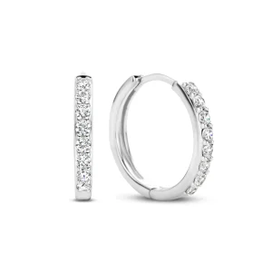 Santa Maria della Base 925er Sterlingsilber-Ohrringe mit Zirkoniasteinen