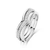 Santa Maria della Base Ringe aus 925er Sterlingsilber mit Zirkoniasteinen