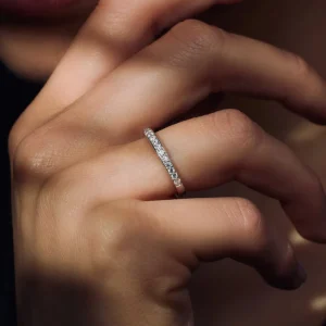 Santa Maria della Base Ring aus 925er Sterlingsilber mit Zirkoniasteinen