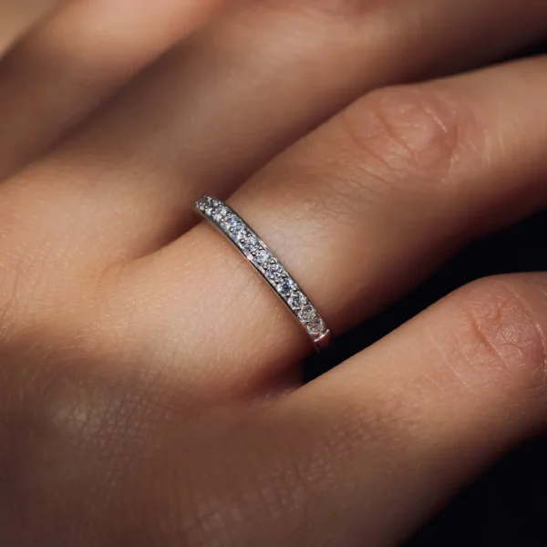 Santa Maria della Base Ring aus 925er Sterlingsilber mit Zirkoniasteinen