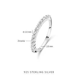 Santa Maria della Base Ring aus 925er Sterlingsilber mit Zirkoniasteinen