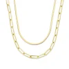 Sorprendimi 925 Sterling Silber vergoldet Halskette Geschenkset