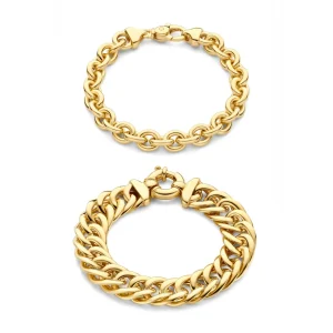 Sorprendimi 925 Sterling Silber vergoldetes Armband Geschenkset
