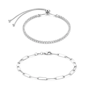 Sorprendimi 925 Sterling Silber Armband Geschenkset