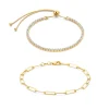 Sorprendimi 925 Sterling Silber vergoldetes Armband Geschenkset
