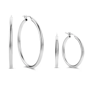Sorprendimi 925 Sterling Silber Ohrringe mit farbigen Zirkonia Steinen besetzt