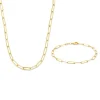 Sorprendimi 925 Sterling Silber vergoldet Halskette und Armband Geschenkset
