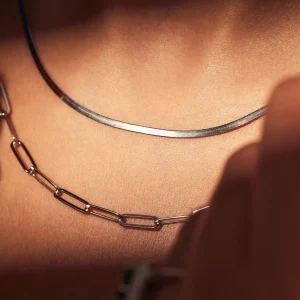 Sorprendimi 925 Sterling Silber Halskette und Armband Geschenkset