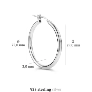 Sorprendimi 925 Sterling Silber Ohrringe mit farbigen Zirkonia Steinen besetzt