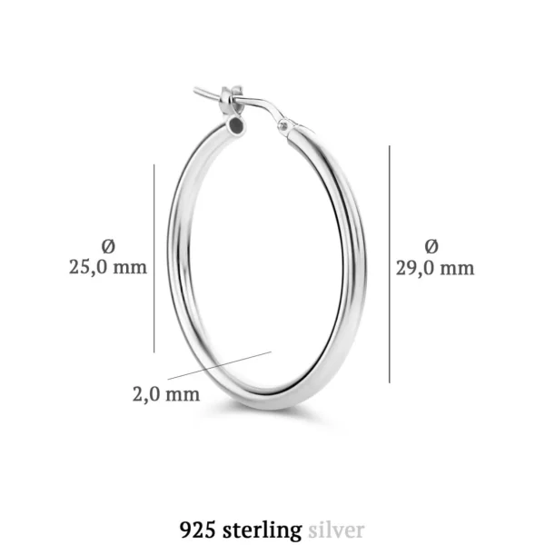 Sorprendimi 925 Sterling Silber Ohrringe mit farbigen Zirkonia Steinen besetzt