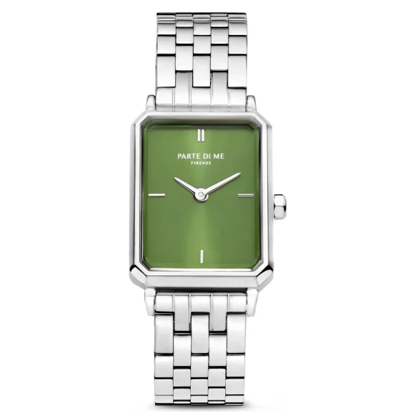 Sorprendimi silberfarbene Uhr und Armband aus 925er Sterlingsilber